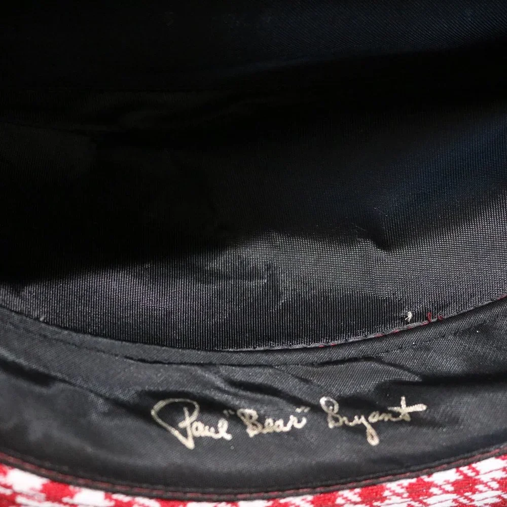 Vintage Paul Bear Bryant Signature Crimson and White Fedora - Picture 2 of 7